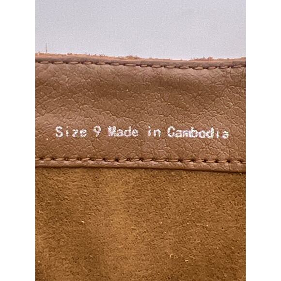 Dolce Vita Lorrie Womens Brown Suede Heeled Zippered Ankle Booties Size 9 - Picture 8 of 11